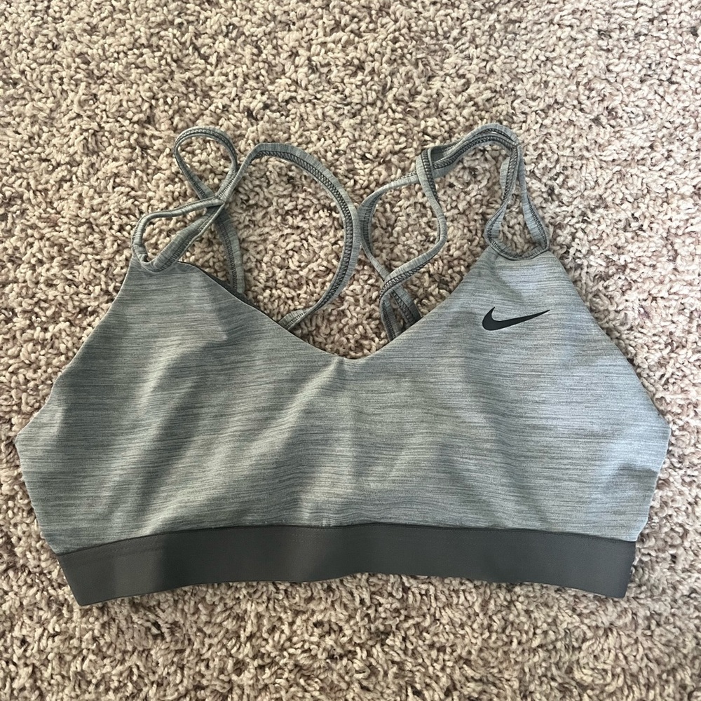 Nike sports bra-Grey and in amazing condition- just no longer wear :))